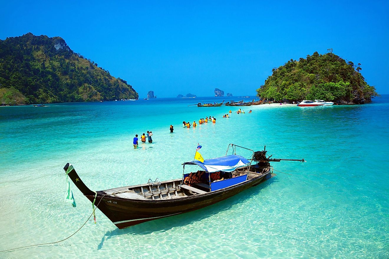 The spectacular Andaman Sea in Thailand.