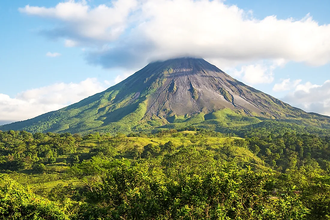 Costa Rica's Arenal volcano.