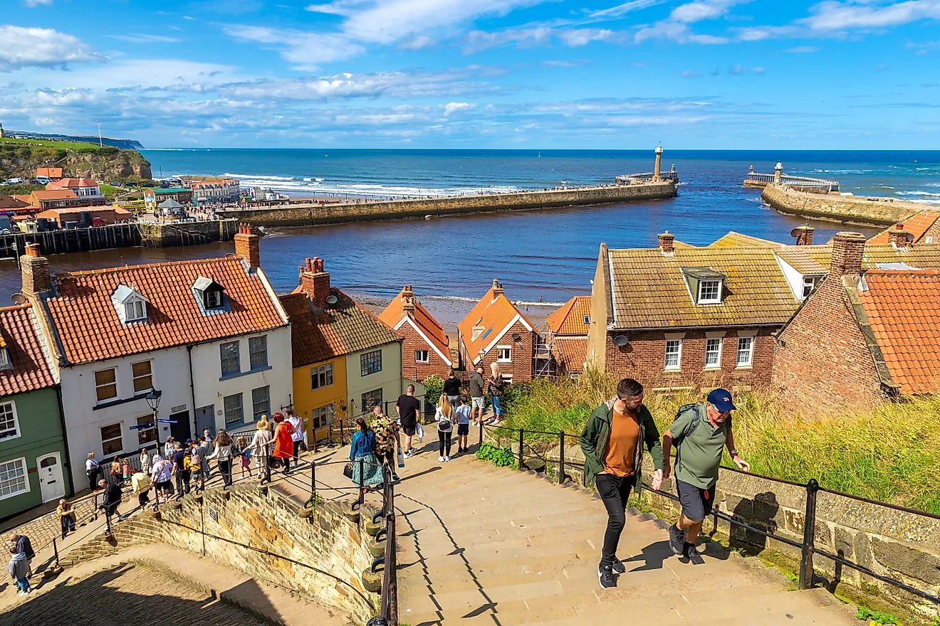 The beautiful town of Whitby, the UK. Image credit: Sergii Figurnyi / Shutterstock.com.