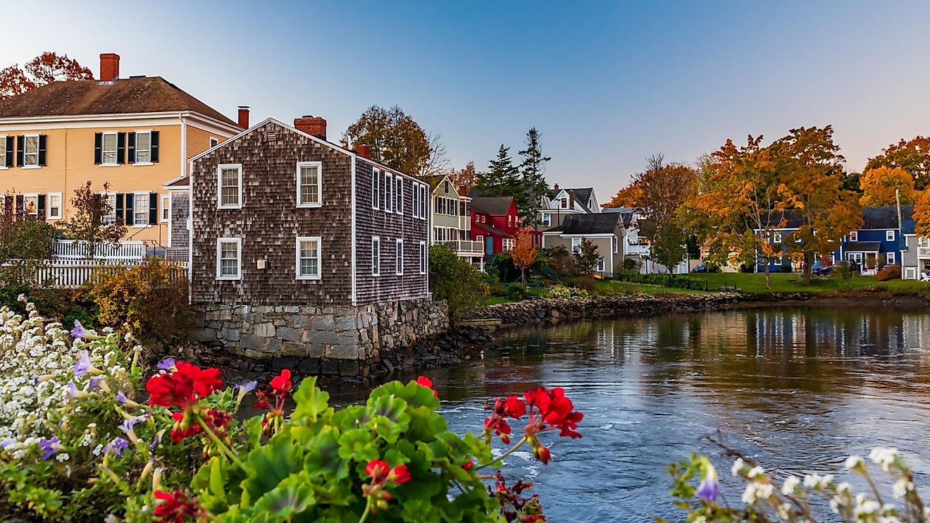 Historical buildings in Portsmouth, New Hampshire.
