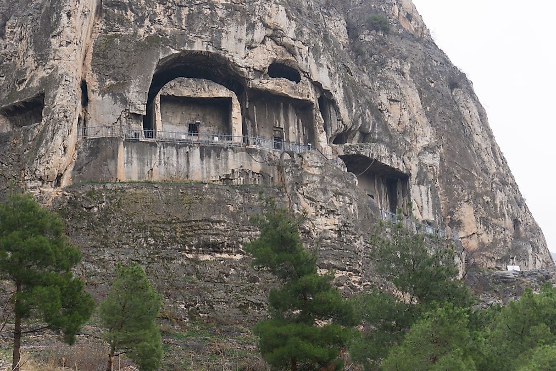 King Rock Tombs from the Pontus Kingdom.