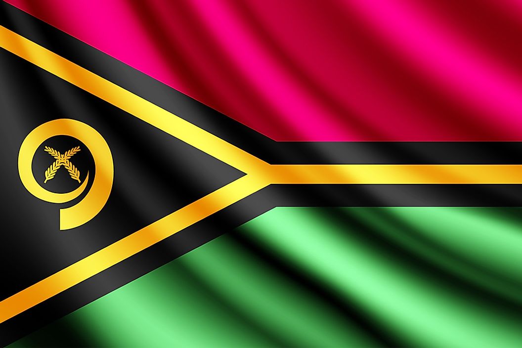 Flag of Vanuatu.