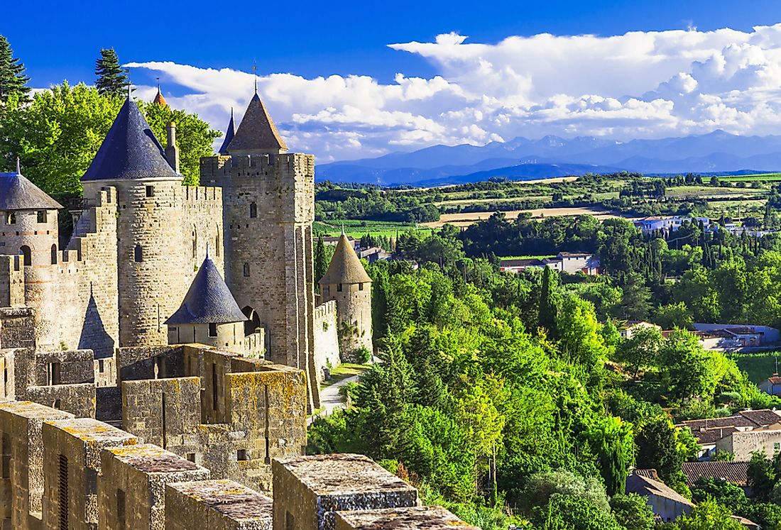 A view of Carcassonne. 