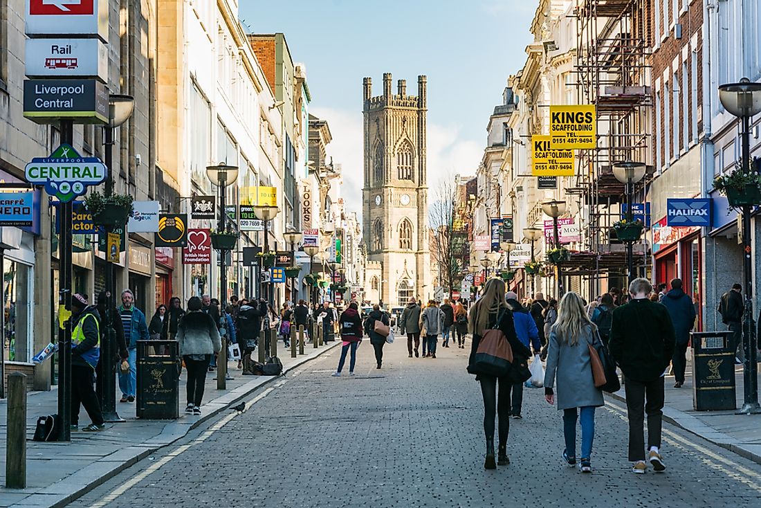 The UK Urban Renaissance happened in many cities, such as Liverpool.  Editorial credit: iaminut / Shutterstock.com.