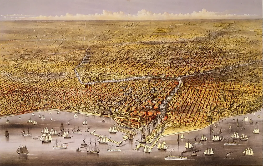 In 1871, Chicago experienced a massive fire that forced the city to rebuild. However, this fire was not among the United States' deadliest.