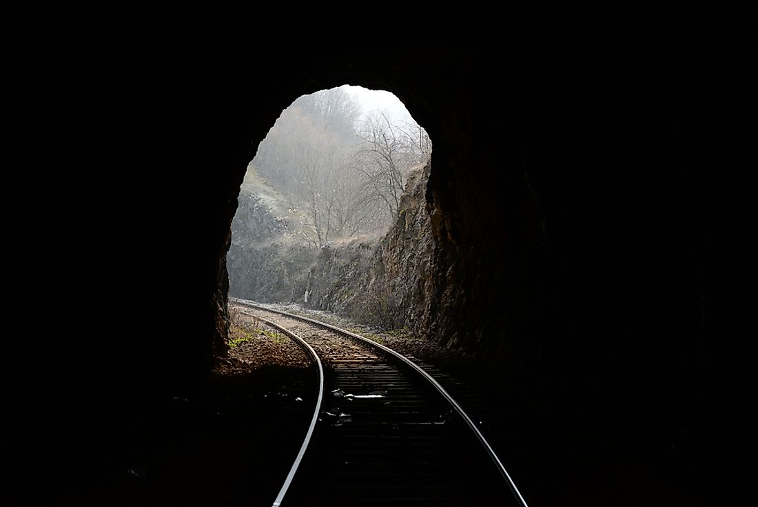 Although railway tunnels are often very short, there are a few examples from around the world in which they stretch to great lengths. 
