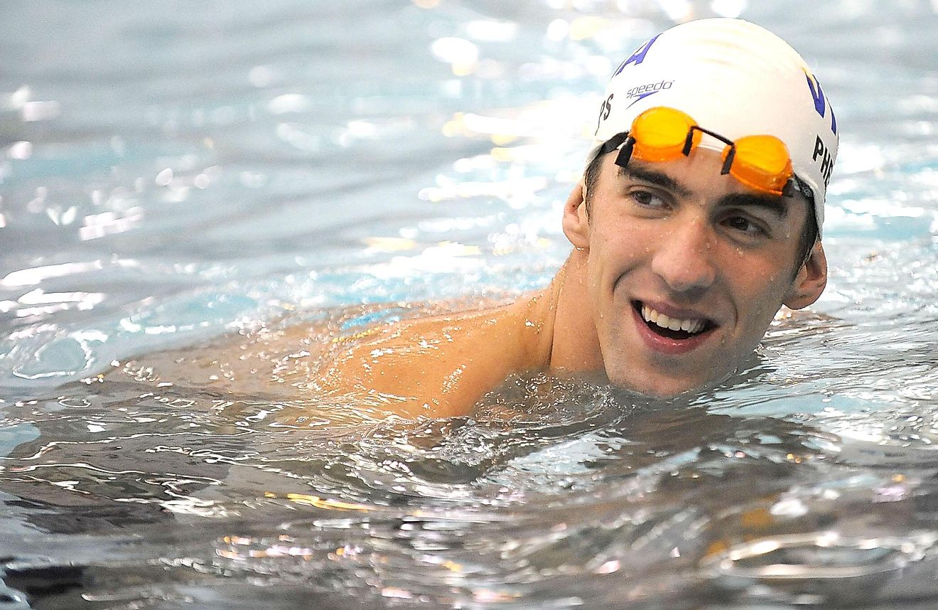 Michael Phelps is the most decorated Olympic athlete of all time.  Editorial credit: Everett Collection / Shutterstock.com