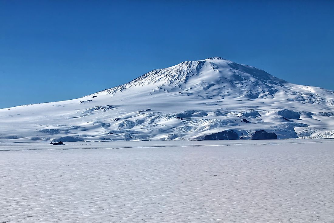 Mount Erebus, Antarctica. 