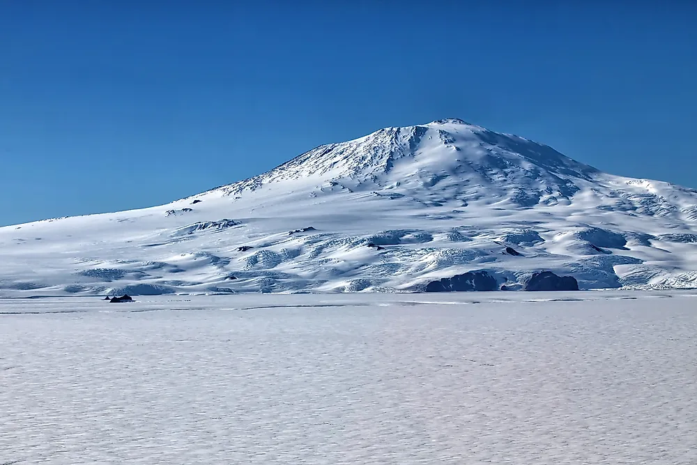 Mount Erebus, Antarctica. 