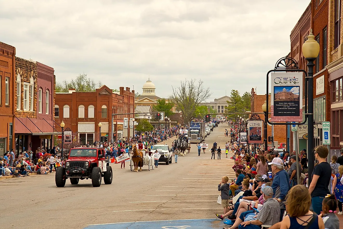 Guthrie, Oklahoma. Image by Andreas Stroh via Shutterstock.