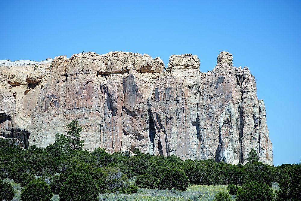 El Morro National Monument is a popular tourist destination. 