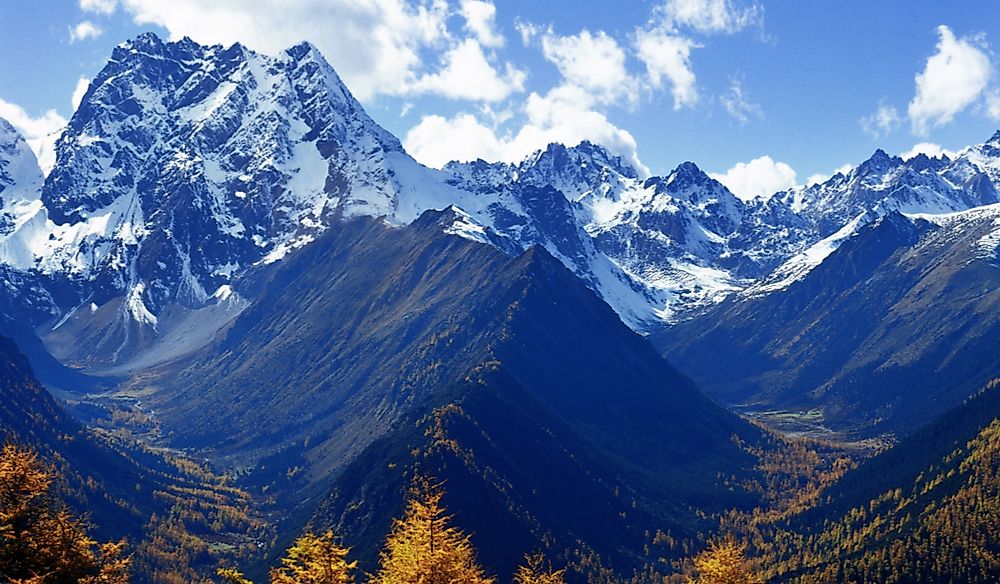 Baimang Snow Mountain is part of the Hengduan Mountain Range. 