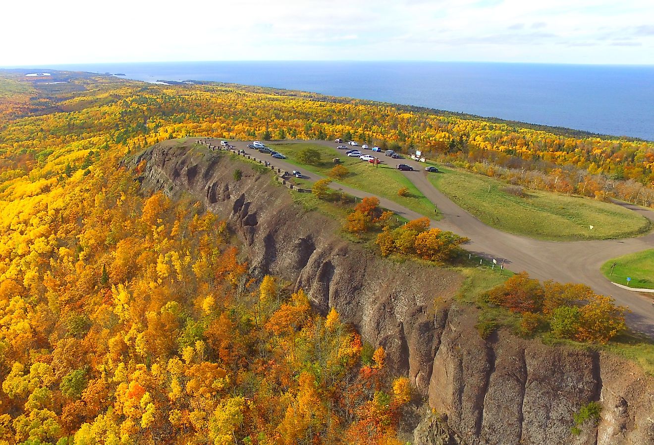 Brockway Mountain Drive, Copper Harbor, Michigan.