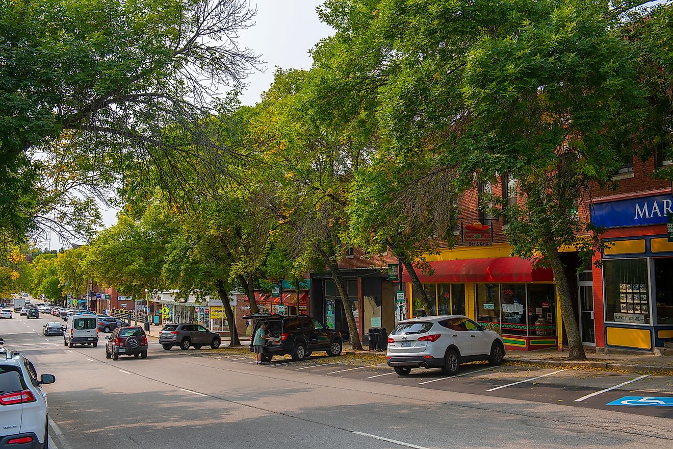 Main Street in Dover, New Hampshire.