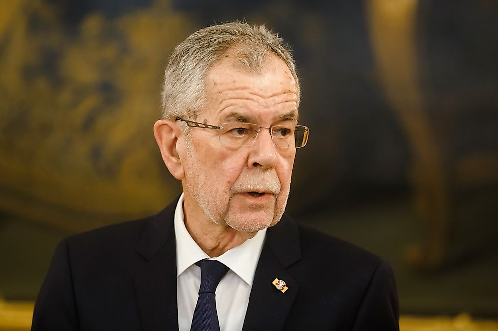 Alexander Van der Bellen, president of Austria. Editorial credit: Drop of Light / Shutterstock.com.