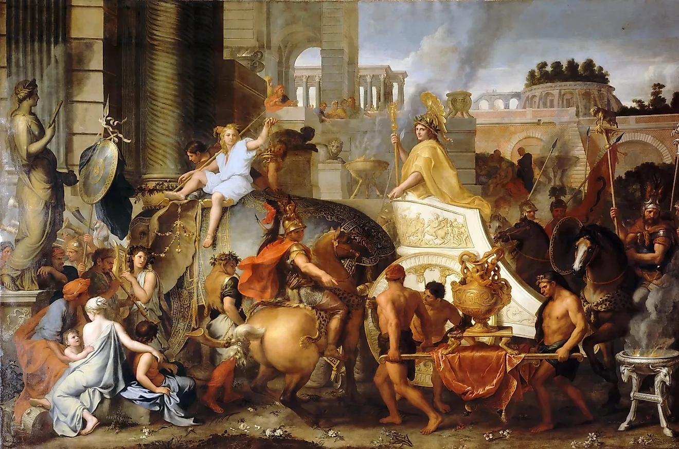 Entry of Alexander into Babylon by Charles Le Brun.