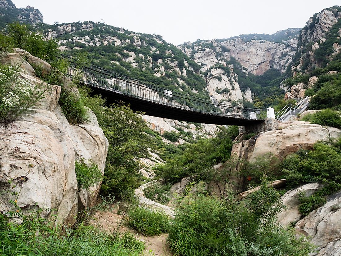 A bridge at Sōng Shān. 