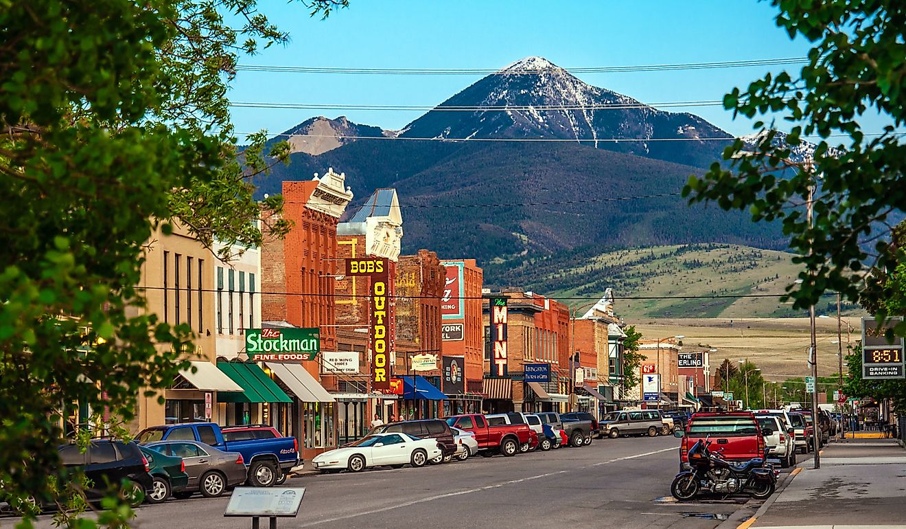 Downtown Livingston, Montana. Image credit: Nick Fox / Shutterstock.com.