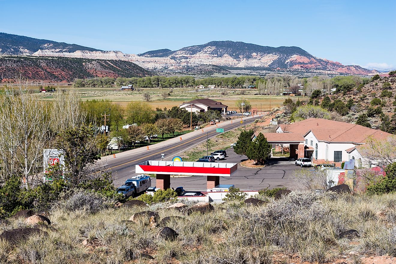  Early morning in Torrey, the gateway to Capitol Reef National Park.