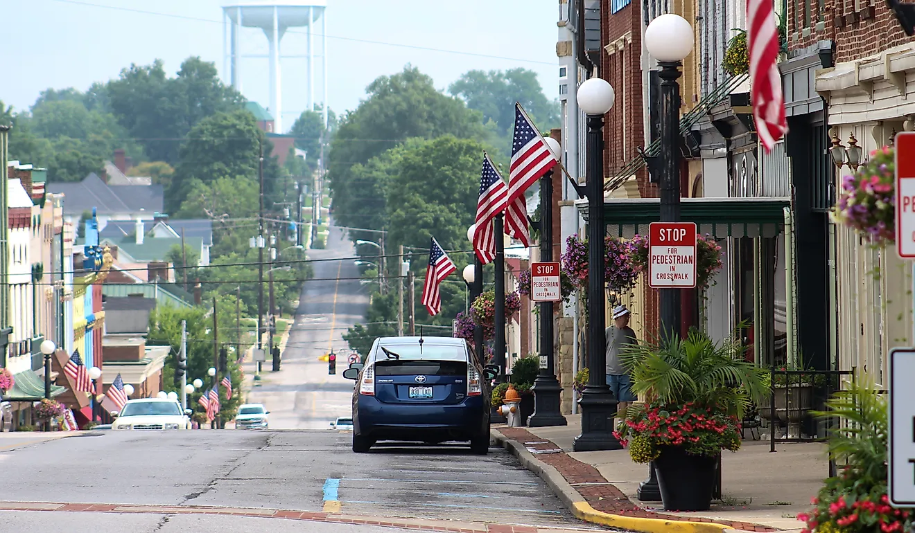 Harrodsburg, Kentucky.
