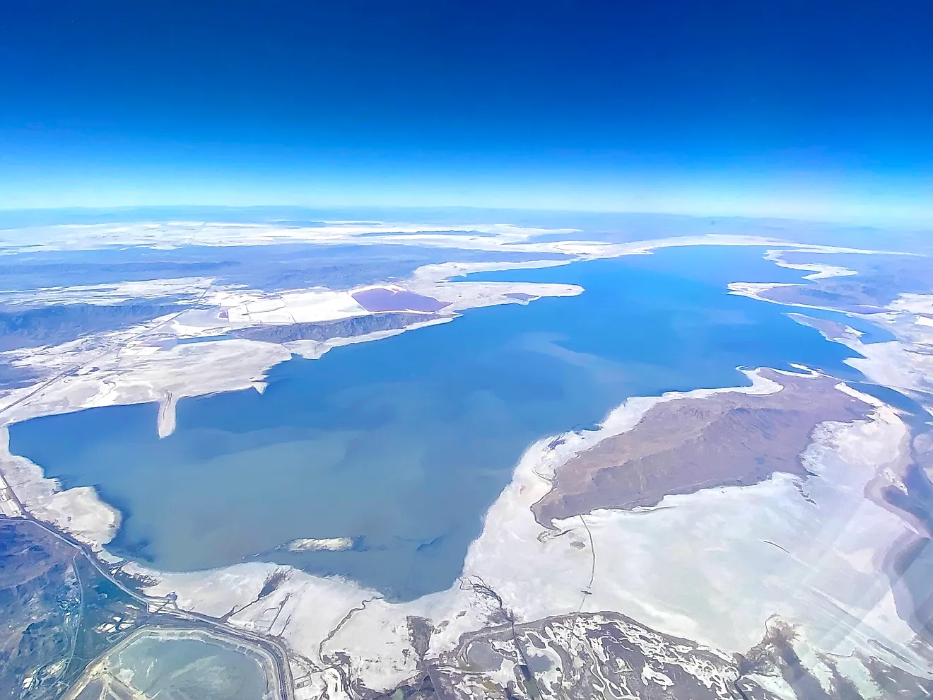Great Salt Lake in Salt Lake City, Utah