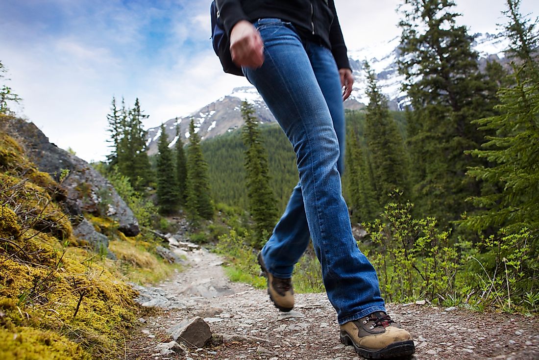 Banff offers world-class hiking opportunities. 