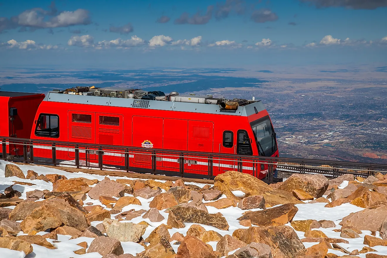 The Broadmoor Manitou and Pikes Peak Cog Railway in Colorado Springs, CO. 