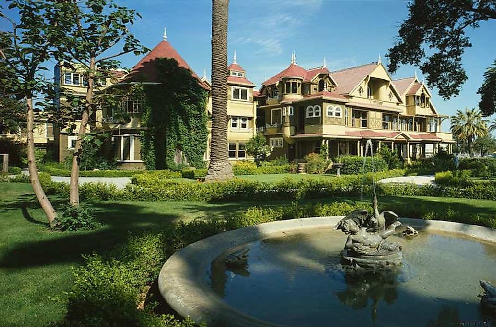 The Winchester Mystery House​ in San Jose, California, US.