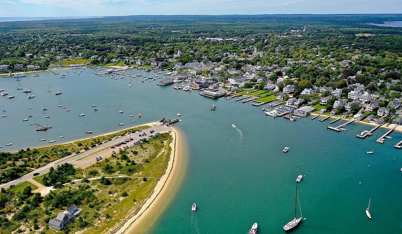 The beautiful Edgartown in Martha's Vineyard.