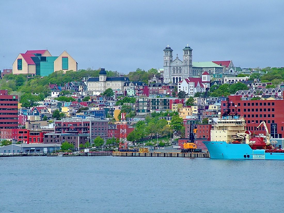 St. John's in Newfoundland, Canada developed from a European fishing settlement.