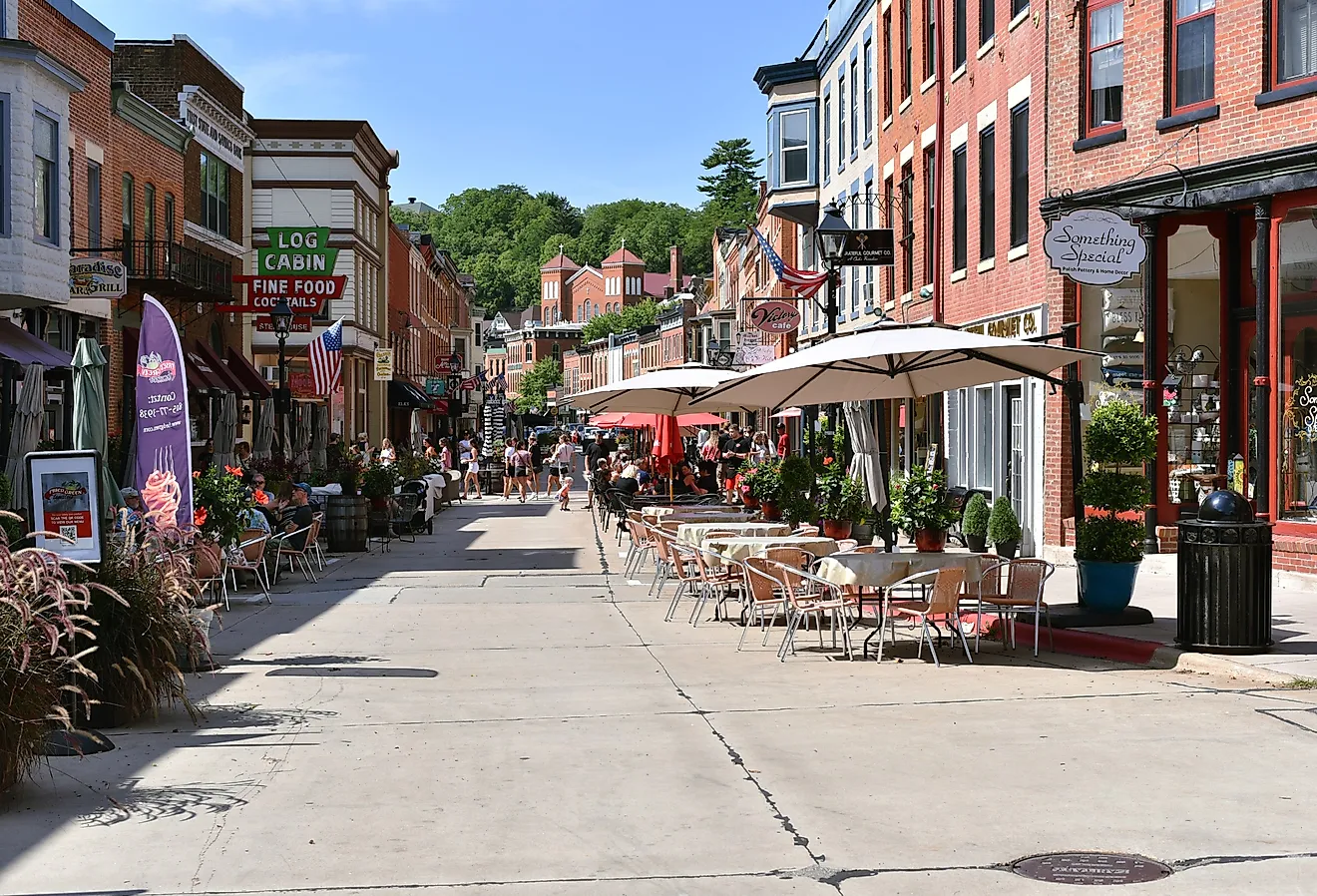 Downtown Galena, Illinois. Image credit Ben Harding via Shutterstock