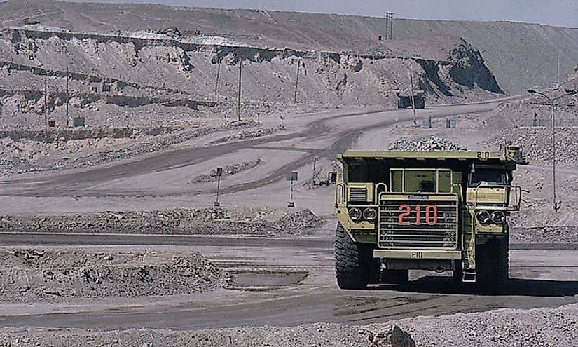 A copper mine in Chile. 