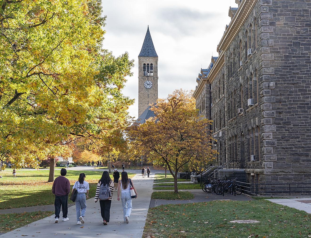 The McGraw Clock Tower at Cornell University in Ithaca, New York.