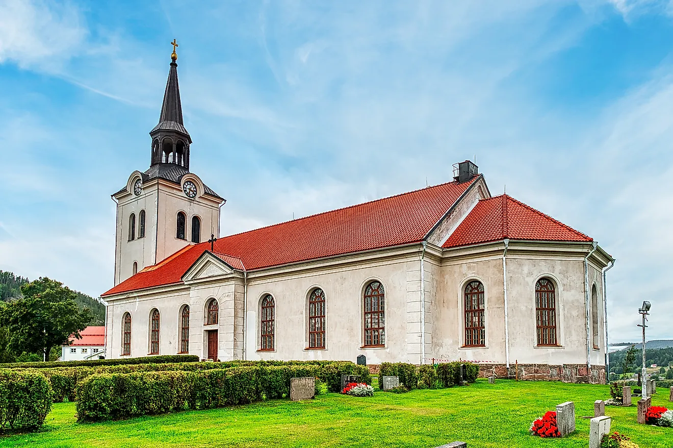 Docksta is a town located in Kramfors Municipality, Vasternorrland County, Sweden. Credit: Joan Vadell / Shutterstock
