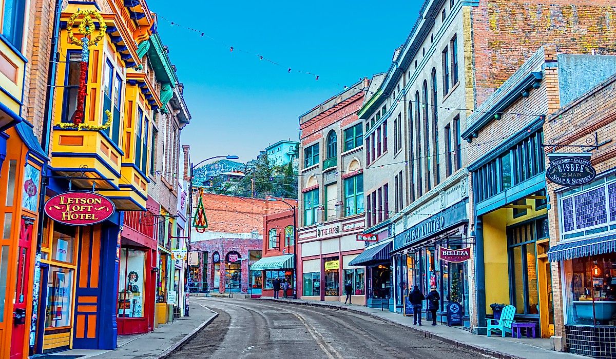 Main Street, Bisbee, Arizona. Image credit travelview via stock.adobe.com