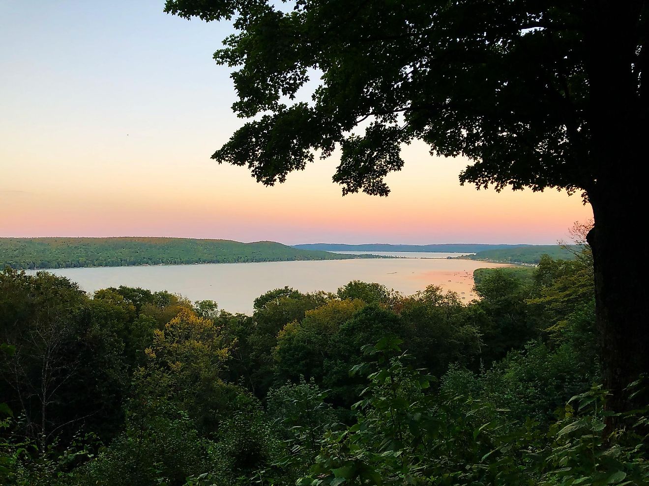 Glen Lake at Sunset