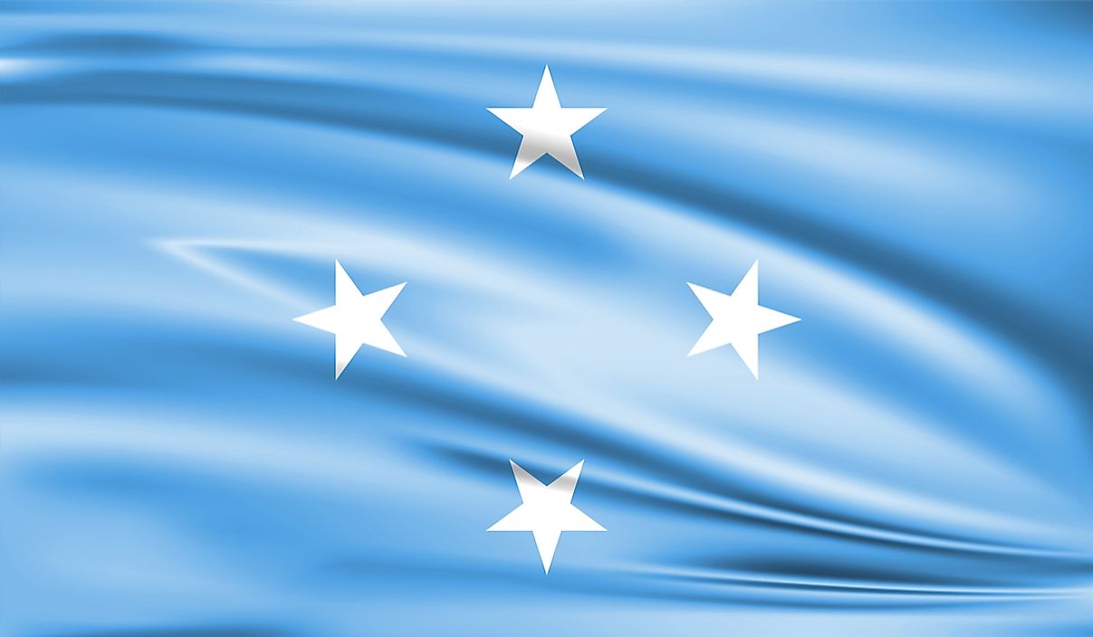 The flag of the Federated States of Micronesia.