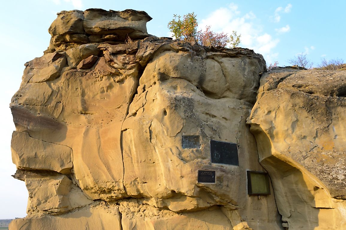 One of the most popular attractions to Pompeys Pillar is the signature of famed explorer Williams Clark. 
