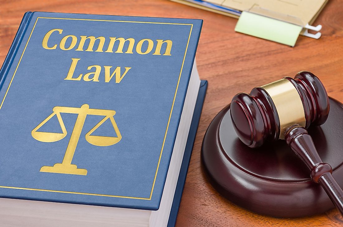 Common law is practiced in a number of countries. 