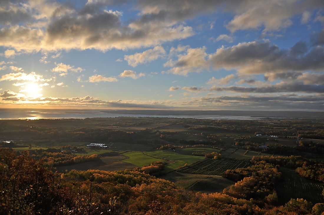 The morning sunrise in the beautiful Annapolis Valley.
