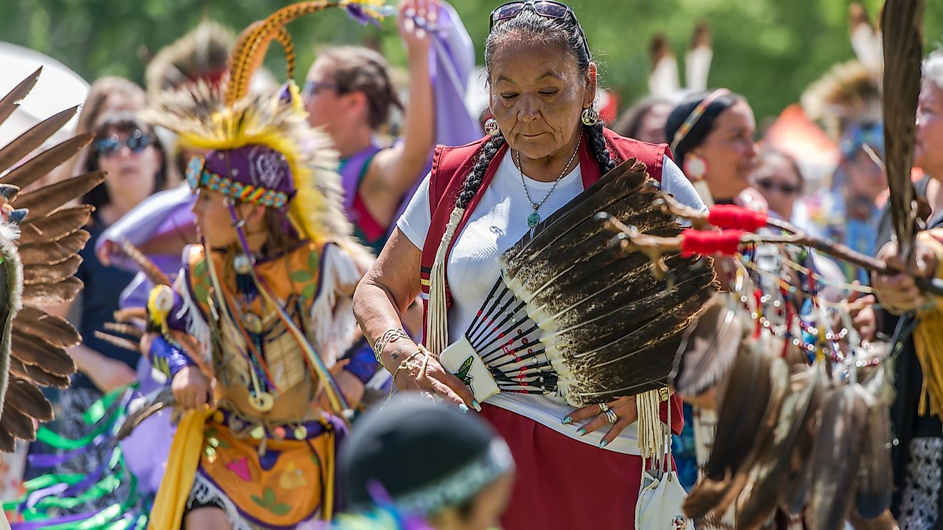 Canadian indigenous community at the 2017 Ottawa Summer Solstice Indigenous Festival.