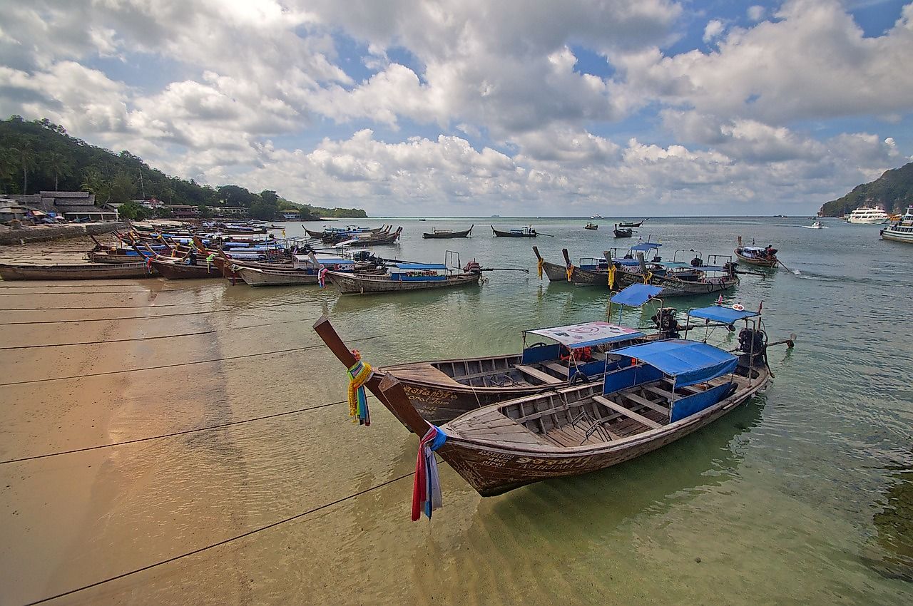 A boatyard at Phi Phi island. Image credit: Needpix.com