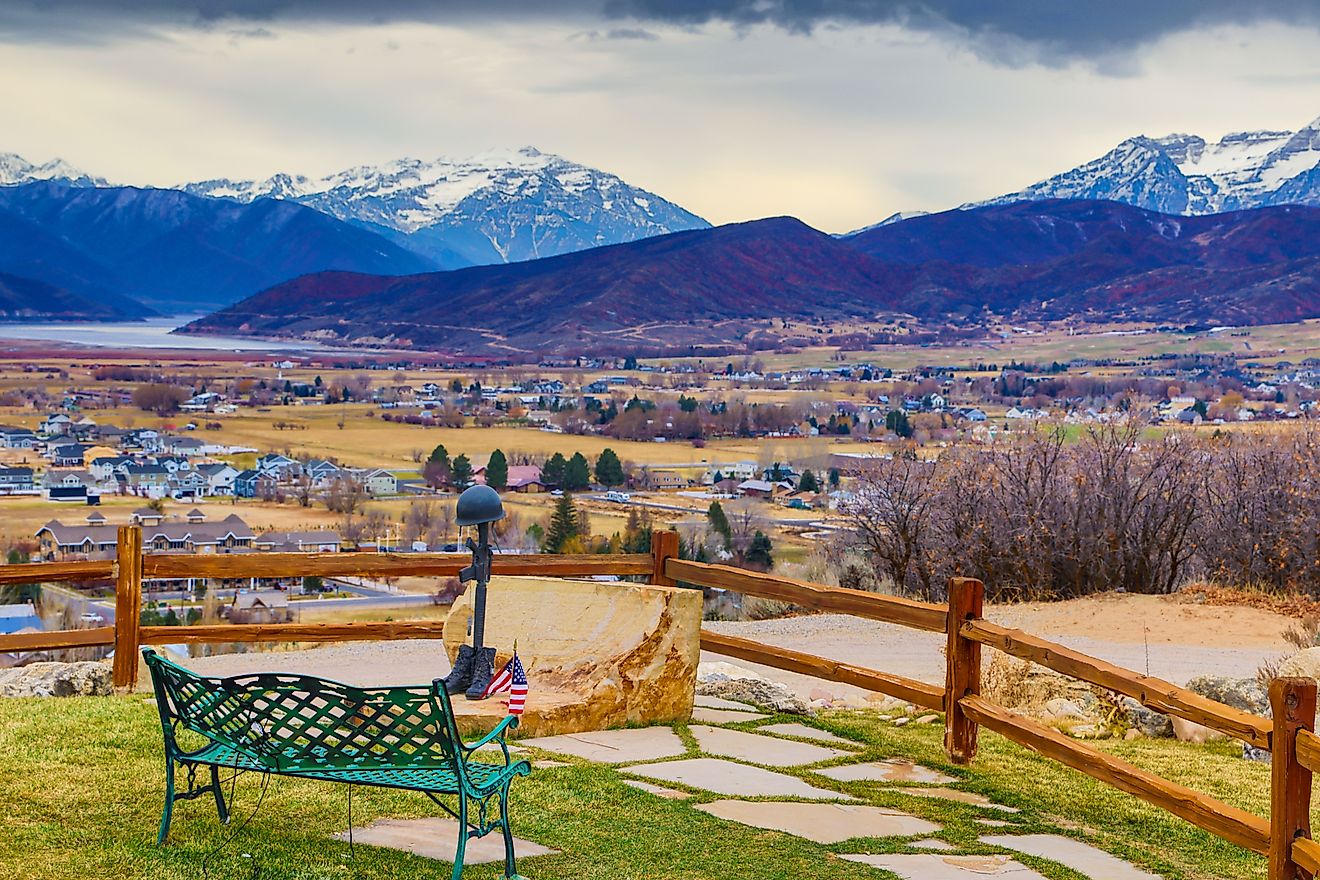 Memorial Hill in Heber City, Utah.