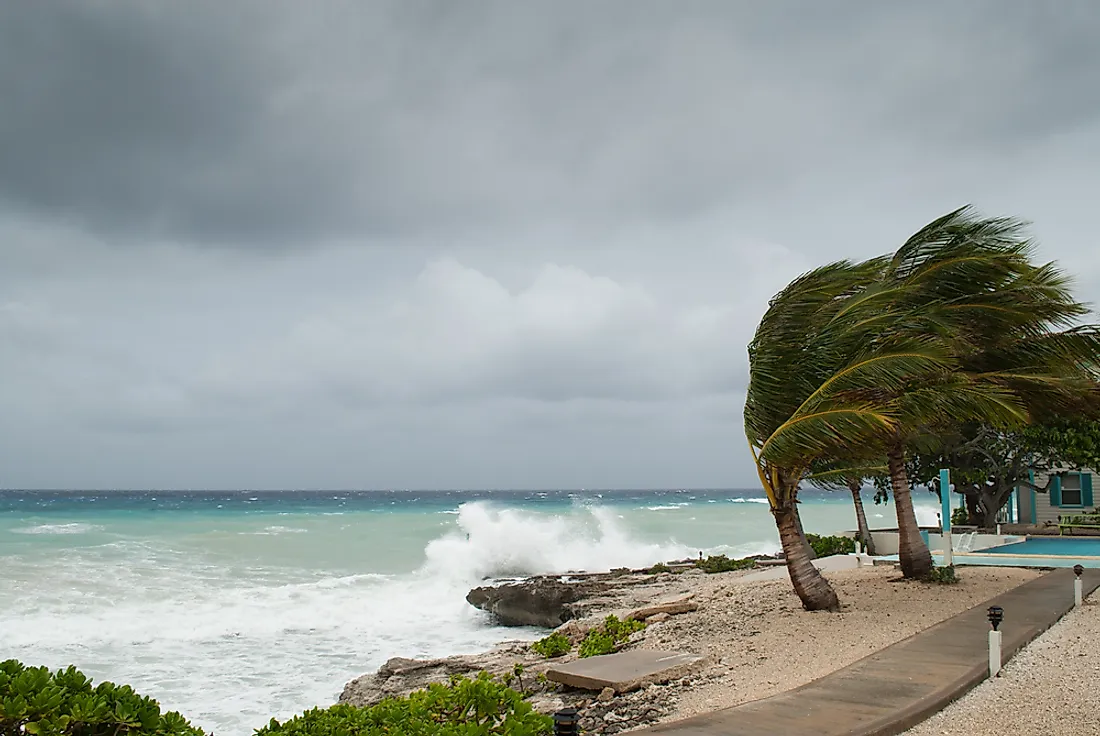 The Saffir-Simpson scale measures hurricanes and tropical storms. 