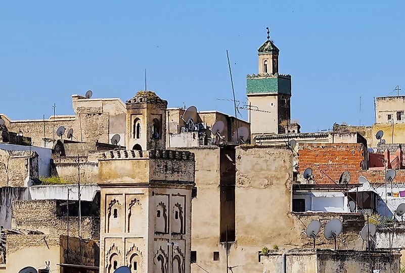 Skyline of part of Old Fez.