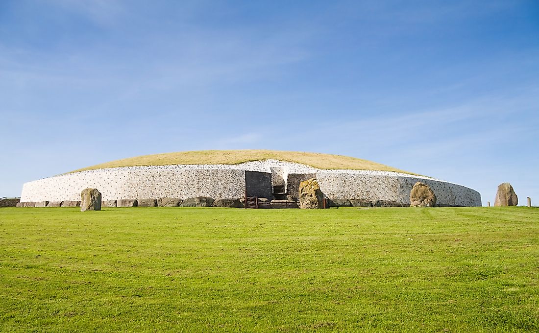 The megalithic tomb of Bru Na Boinne. 