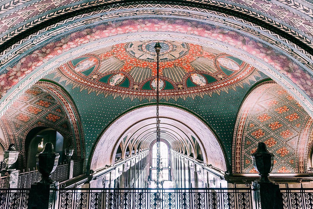 This building, considered by many to be the largest art object in the city of Detroit, was built before the Great depression.Image credit: Rachel Goad / Shutterstock.com