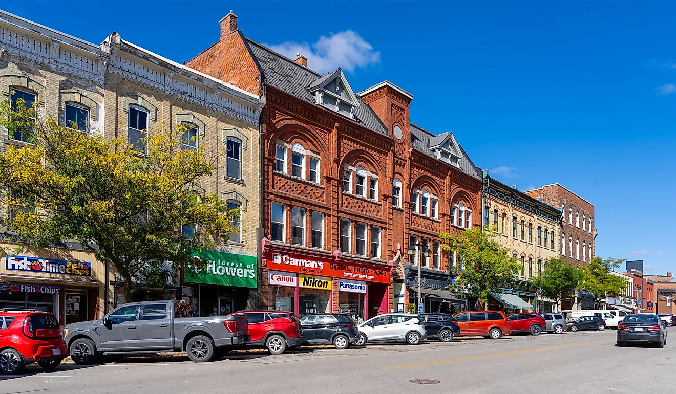 Street view of Stratford in Stratford, Ontario, Canada. Image credit: JHVEPhoto / Shutterstock.com.