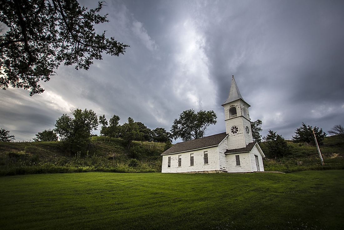 Ingemann Lutheran Church in Ingemann, Iowa. 