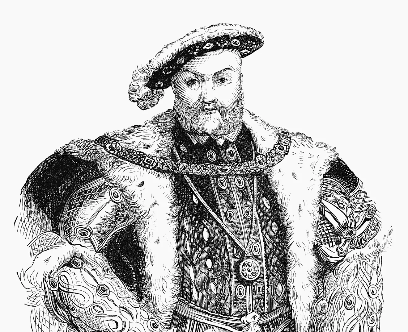 King Henry VIII, Antique Print, Steel Engraving [A] | lupon.gov.ph